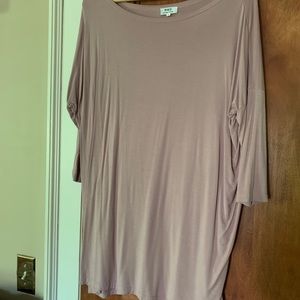 Piko mauve 3/4 sleeve, size small